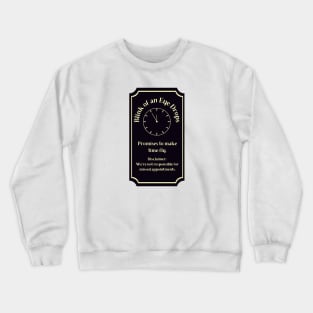 Potion Label: Blink of an Eye Drops, Halloween Crewneck Sweatshirt